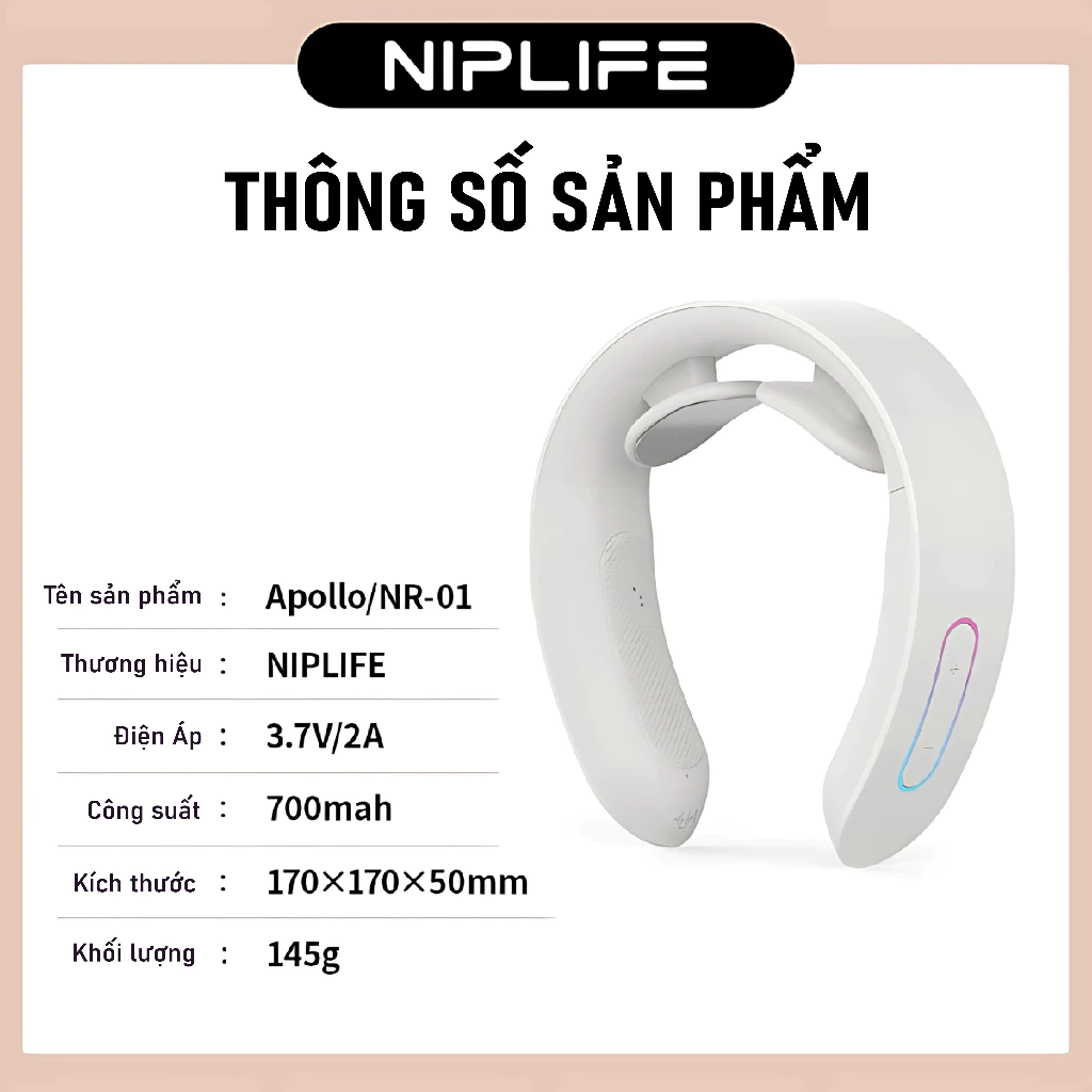 Máy massage cổ vai gáy NR-01 - Ảnh 3
