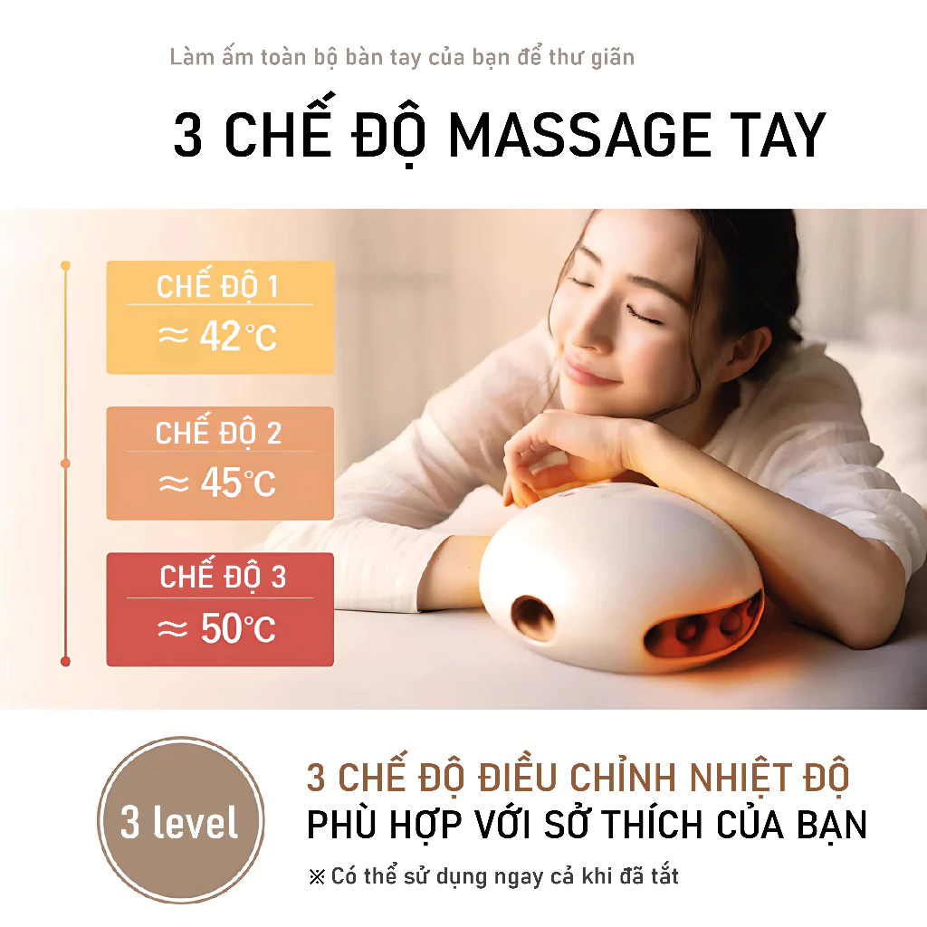 Máy Massage Tay Cao Cấp Niplife HANDMOMI - Ảnh 6