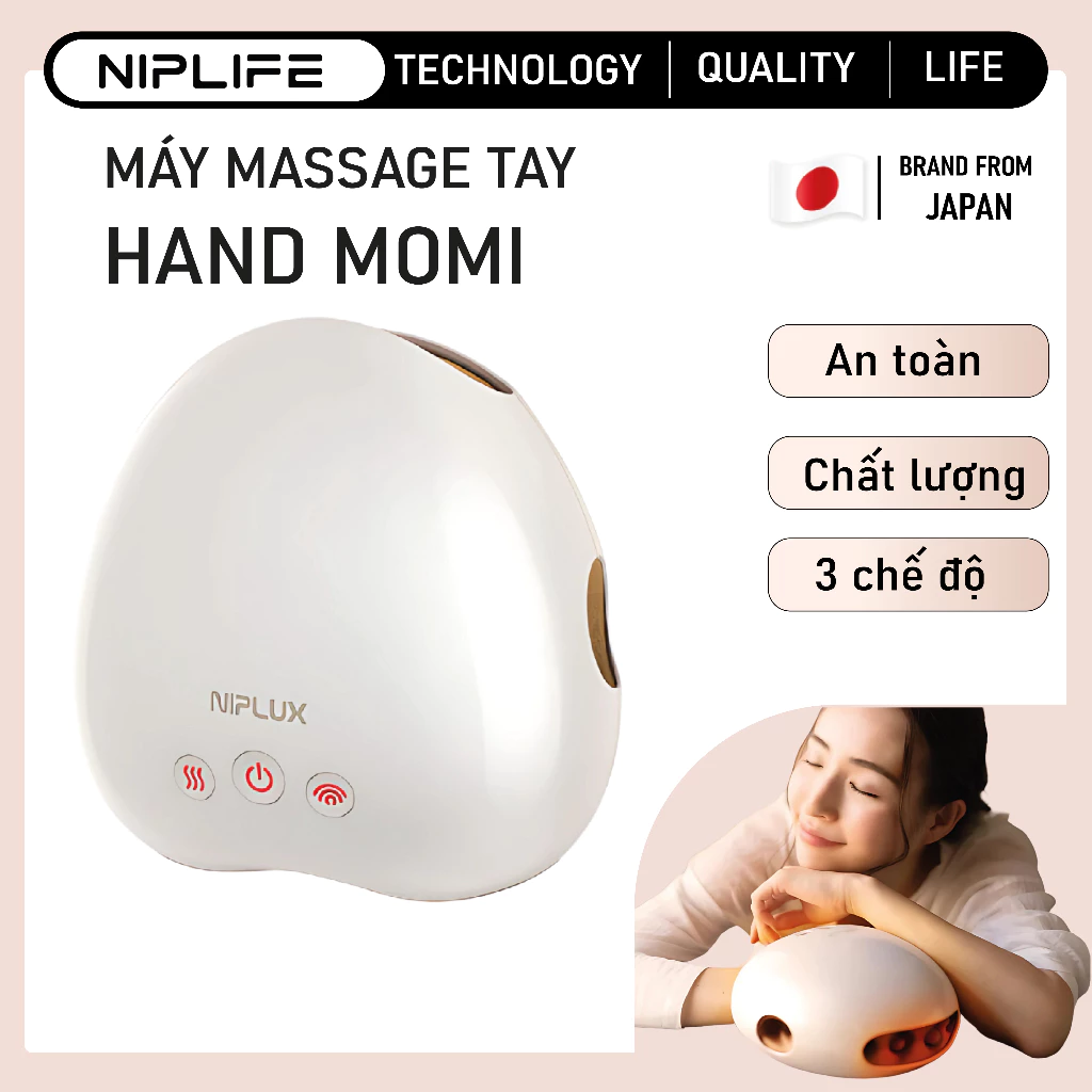 Máy Massage Tay Cao Cấp Niplife HANDMOMI