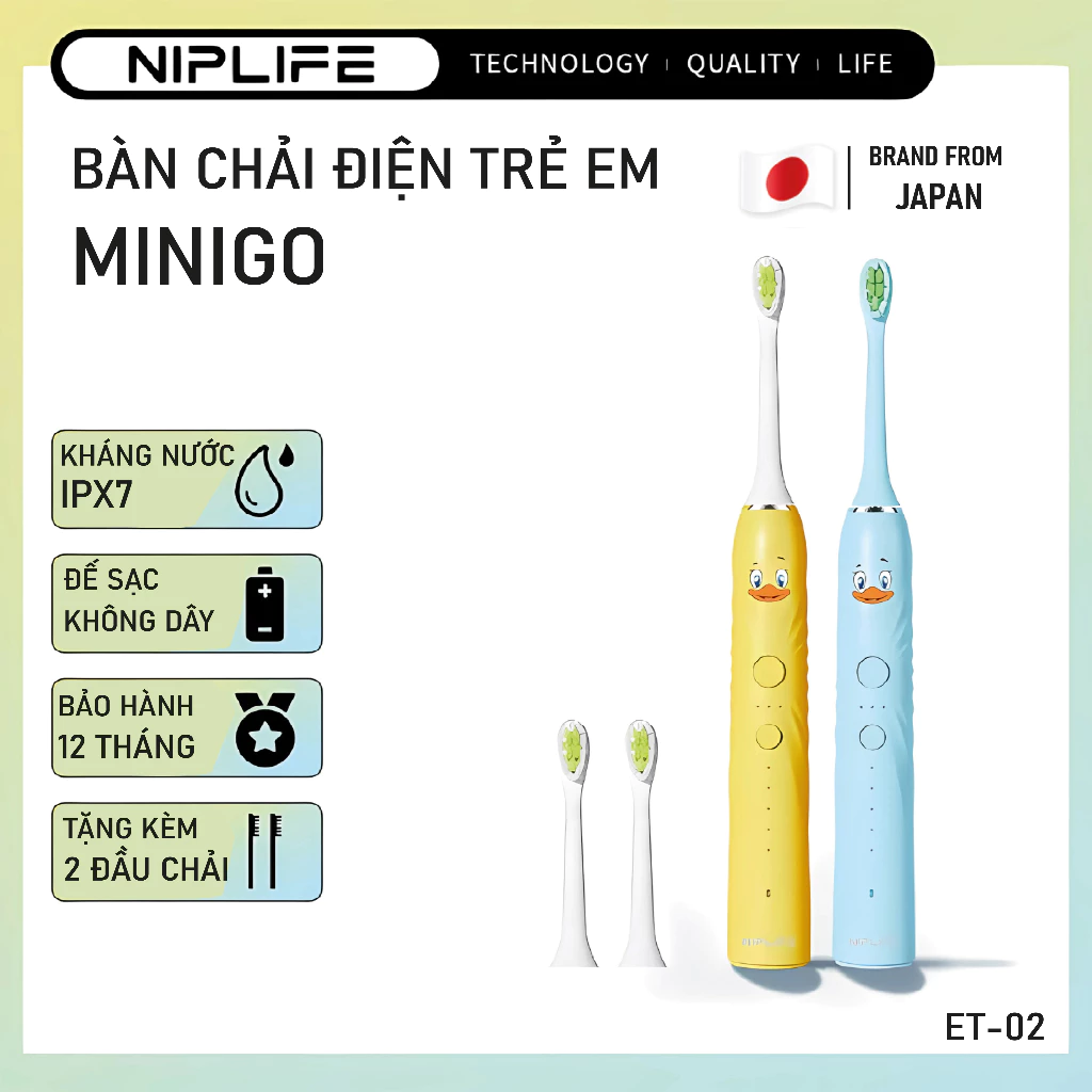 Bàn chải điện NIPLIFE MINIGO