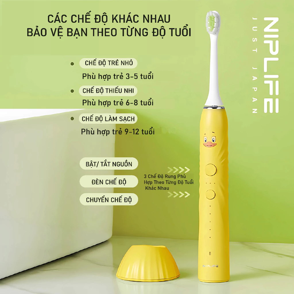 Bàn chải điện NIPLIFE MINIGO - Ảnh 6