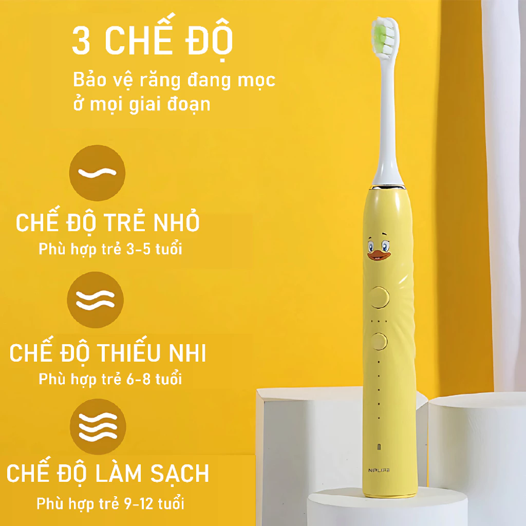 Bàn chải điện NIPLIFE MINIGO - Ảnh 4
